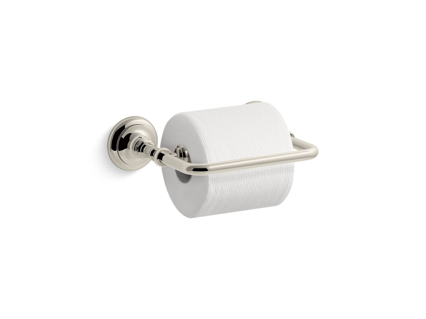 KOHLER K-72573-SN Artifacts Pivoting Toilet Paper Holder In Vibrant Polished Nickel