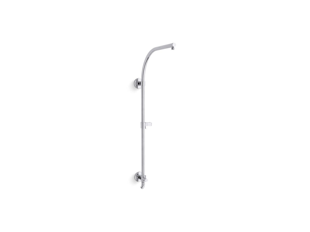 KOHLER K-45209-2MB Hydrorail-R Arch Shower Column - Vibrant Brushed Moderne Brass