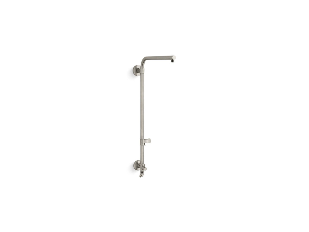 KOHLER K-45210-BN Hydrorail-R Beam Shower Column For Rainhead And Handshower - Vibrant Brushed Nickel
