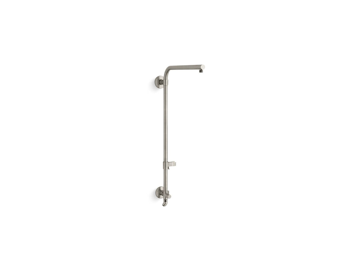KOHLER K-45210-BN Hydrorail-R Beam Shower Column For Rainhead And Handshower - Vibrant Brushed Nickel