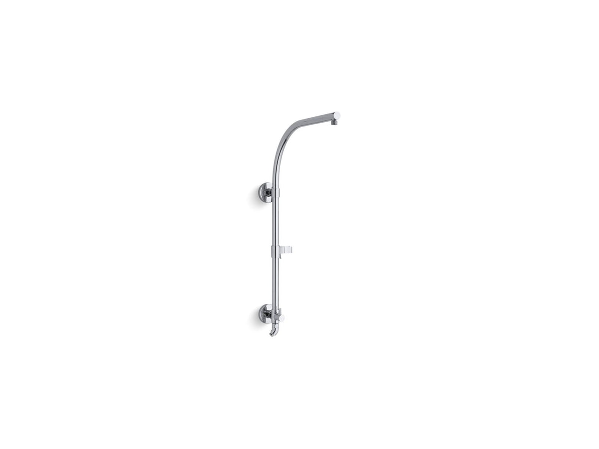 KOHLER K-45211-BL Hydrorail-R Arch Shower Column - Matte Black