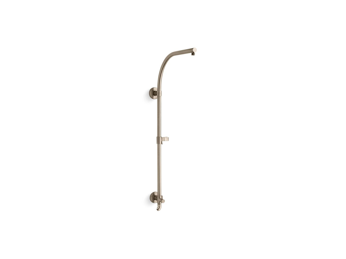 KOHLER K-45209-BV Hydrorail-R Arch Bath/Shower Column In Vibrant Brushed Bronze