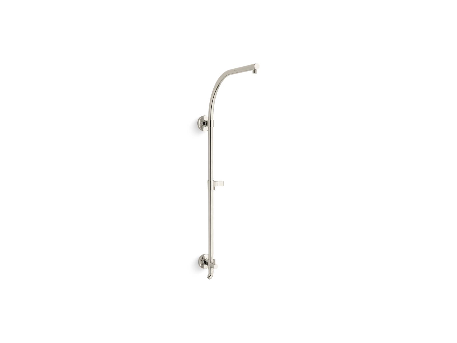 KOHLER K-45209-SN Hydrorail-R Arch Shower Column - Vibrant Polished Nickel