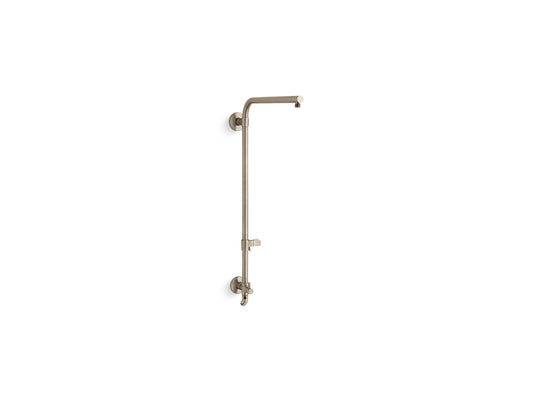 KOHLER K-45210-BV HydroRail-R Beam shower column for rainhead and handshower - Vibrant Brushed Bronze