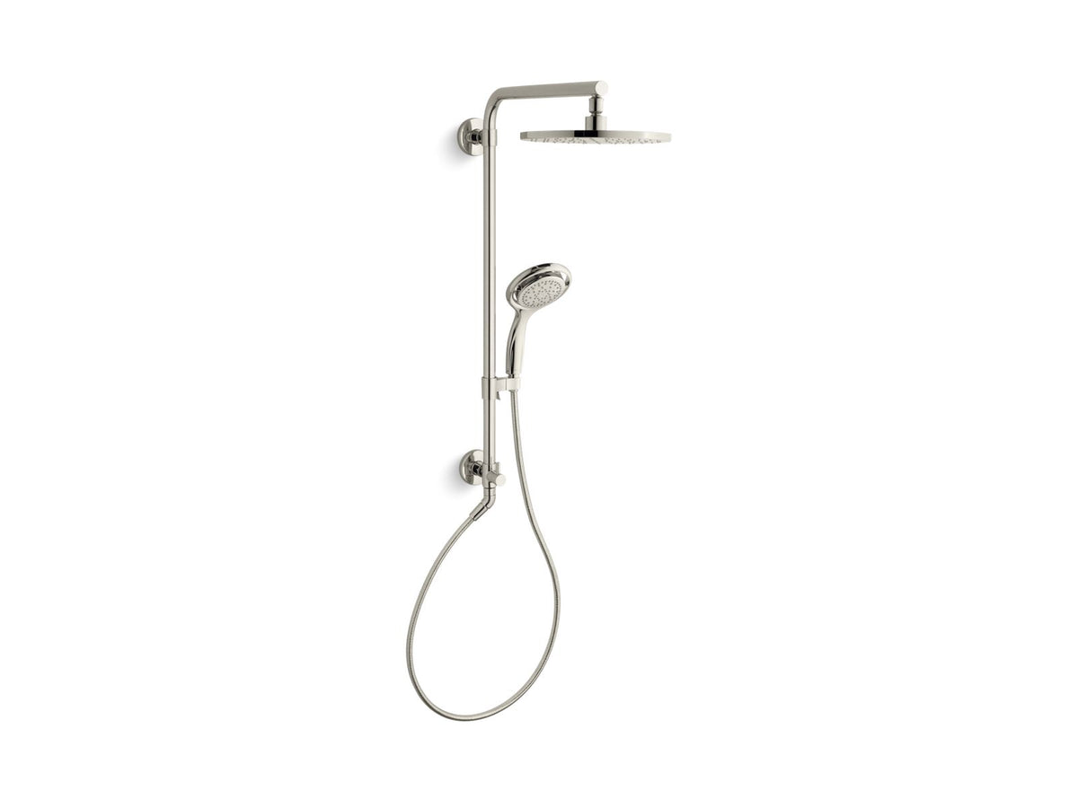 KOHLER K-45210-BL Hydrorail-R Beam Shower Column For Rainhead And Handshower - Matte Black