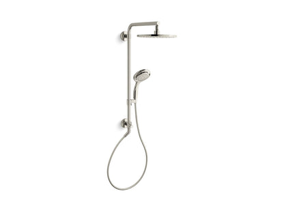 KOHLER K-45210-BL HydroRail-R Beam shower column for rainhead and handshower - Matte Black