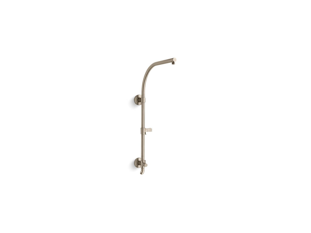 KOHLER K-45211-BV Hydrorail-R Arch Shower Column - Vibrant Brushed Bronze