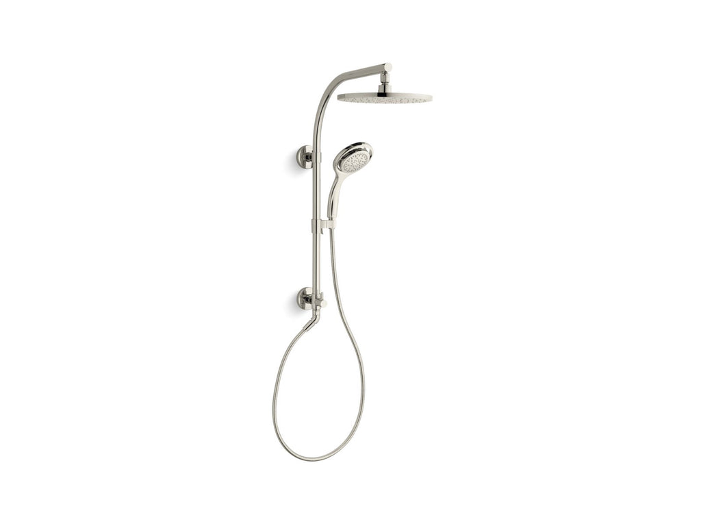 KOHLER K-45211-BL Hydrorail-R Arch Shower Column - Matte Black