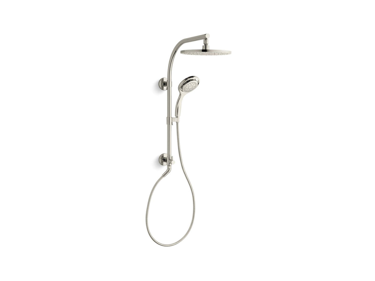 KOHLER K-45211-BL Hydrorail-R Arch Shower Column - Matte Black