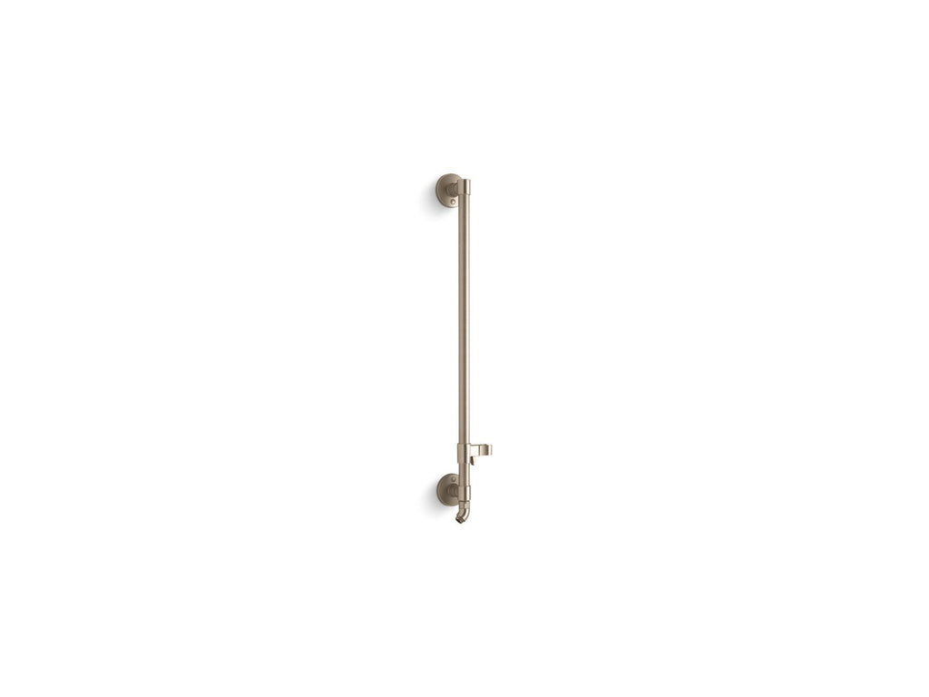 KOHLER K-45903-BV Hydrorail-H Bath/Shower Column - Vibrant Brushed Bronze