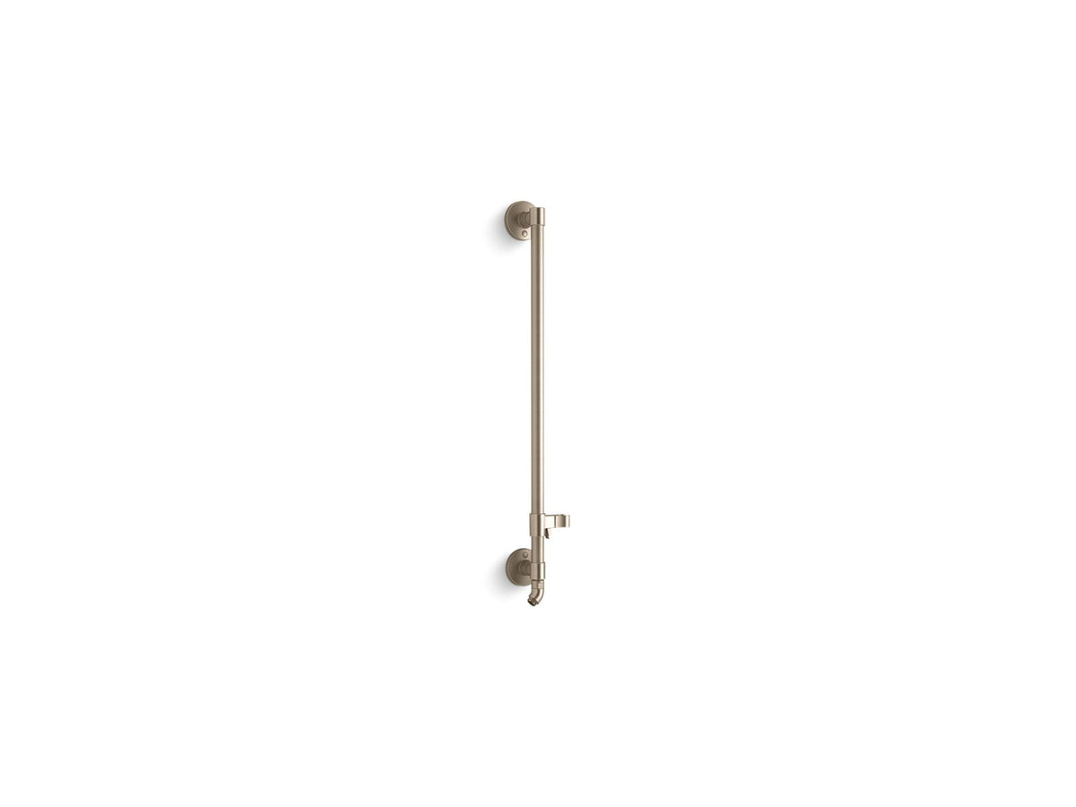 KOHLER K-45903-BV Hydrorail-H Bath/Shower Column - Vibrant Brushed Bronze