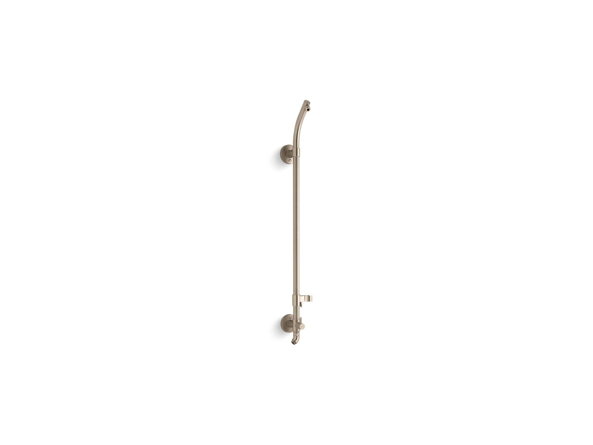 KOHLER K-45905-BV Hydrorail-S Bath/Shower Column - Vibrant Brushed Bronze