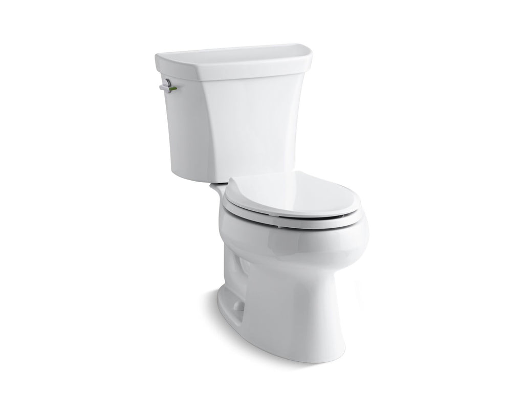 KOHLER K-3988-0 Wellworth Two-Piece Elongated Toilet, Dual-Flush - White