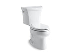 KOHLER K-3988-0 Wellworth Two-Piece Elongated Toilet, Dual-Flush - White