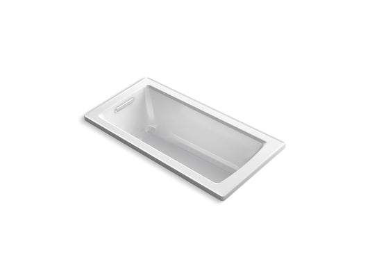 KOHLER K-1946-0 Archer 60" X 30" Drop-In Bath In White