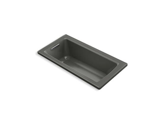 KOHLER K-1946-W1-58 Archer 60" X 30" Drop-In Bath With Bask Heated Surface In Thunder Grey