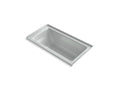 KOHLER K-1946-R-95 Archer 60" X 30" Alcove Bath, Right Drain In Ice Grey
