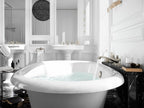 KOHLER K-72777-SN Artifacts Deck-Mount Bath Spout With Flare Design - Vibrant Polished Nickel