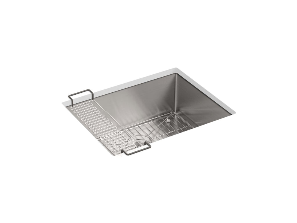 KOHLER K-5286-NA Strive 24" Undermount Single-Bowl Kitchen Sink - Stainless Steel