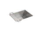 KOHLER K-5286-NA Strive 24" Undermount Single-Bowl Kitchen Sink - Stainless Steel