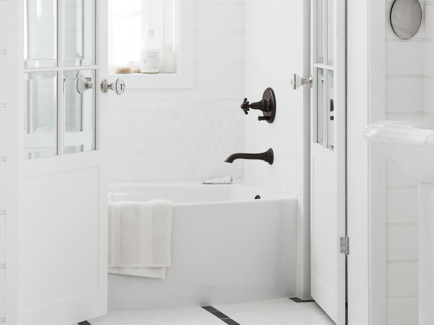 KOHLER K-72791-2MB Artifacts Wall-mount bath spout with flare design - Vibrant Brushed Moderne Brass