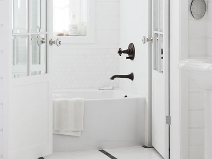 KOHLER K-72791-2MB Artifacts Wall-mount bath spout with flare design - Vibrant Brushed Moderne Brass
