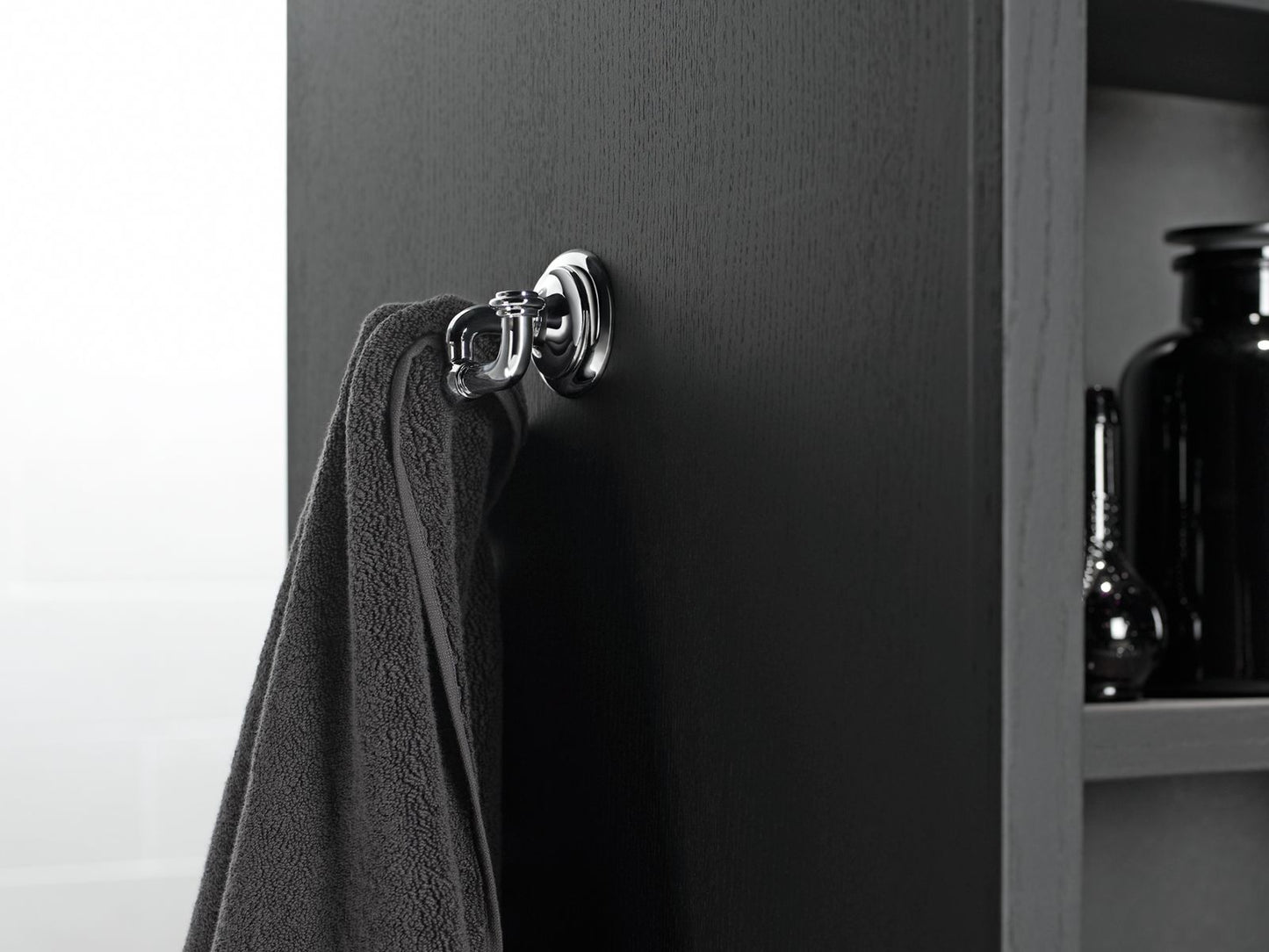 KOHLER K-72572-SN Artifacts Double robe hook - Vibrant Polished Nickel