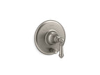KOHLER K-T72768-4-BN Artifacts Rite-Temp Valve Trim With Push-Button Diverter And Lever Handle - Vibrant Brushed Nickel