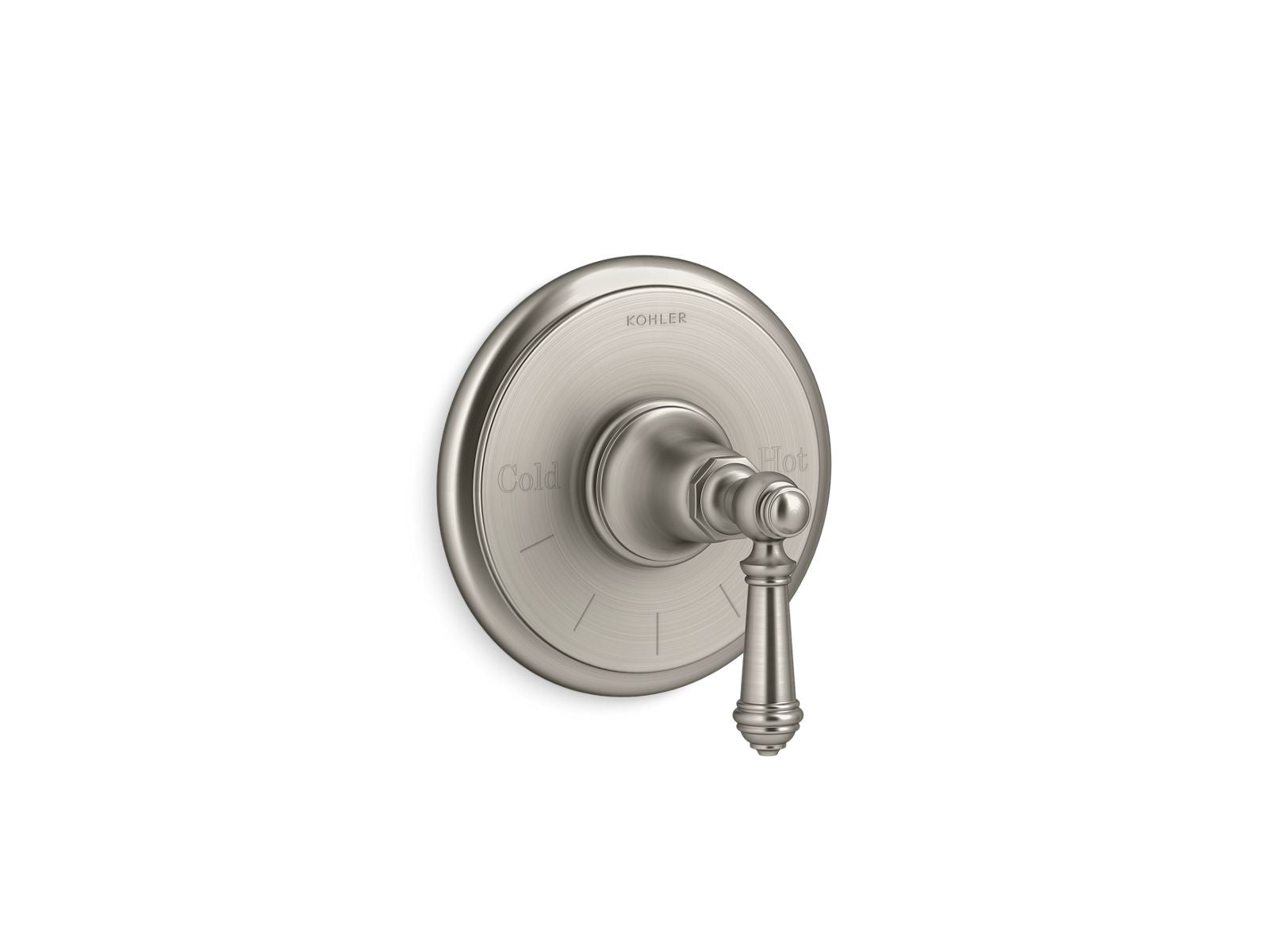 KOHLER K-T72769-4-BN Artifacts Mastershower Temperature Control Valve Trim With Lever Handle - Vibrant Brushed Nickel