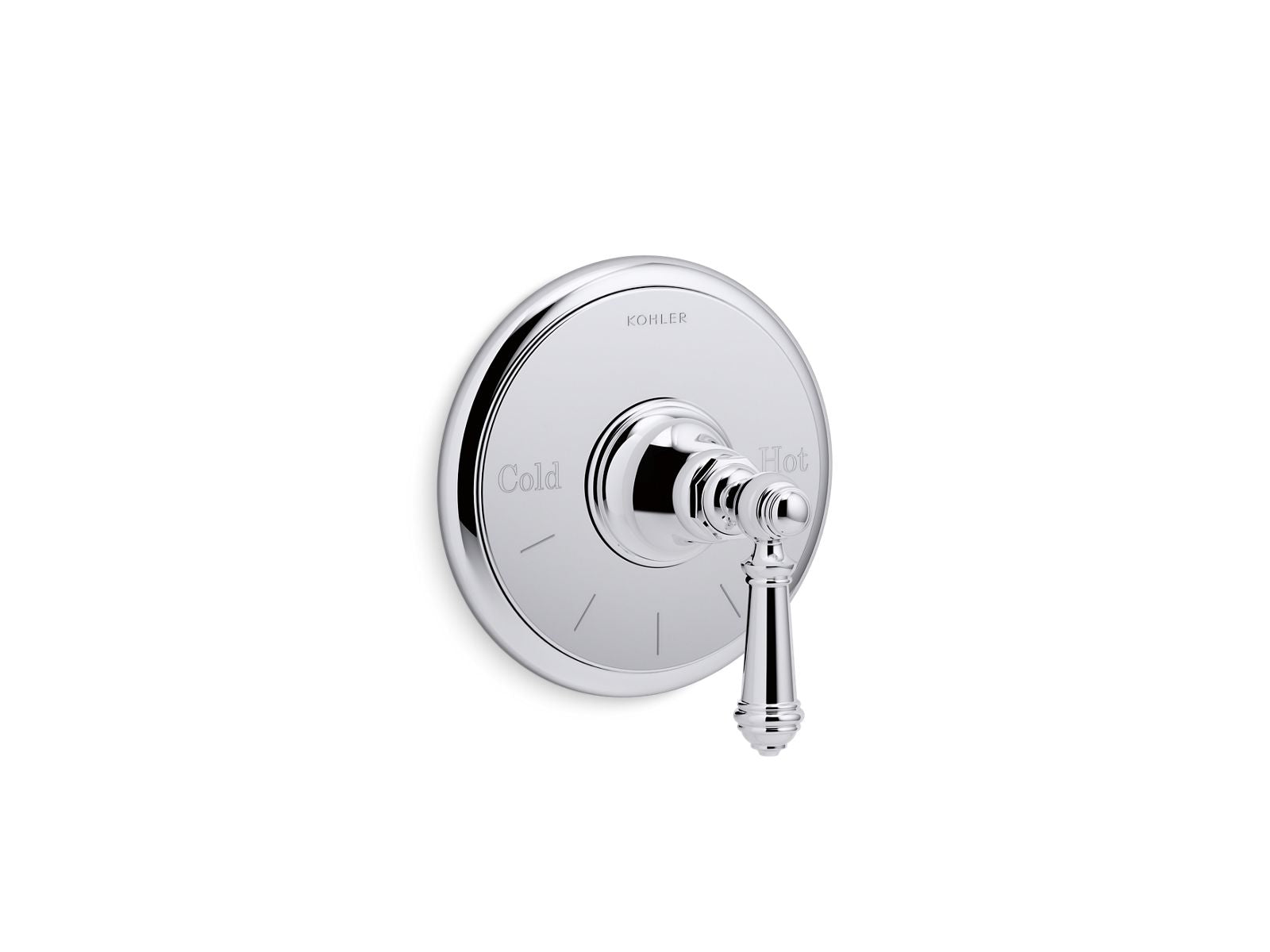 KOHLER K-T72769-4-CP Artifacts Mastershower Temperature Control Valve Trim With Lever Handle - Polished Chrome