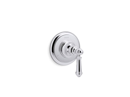 KOHLER K-T72770-4-CP Artifacts MasterShower transfer valve trim with lever handle - Polished Chrome