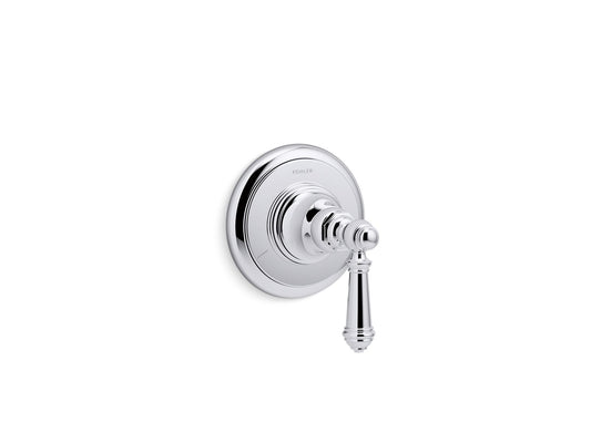 KOHLER K-T72770-4-CP Artifacts MasterShower transfer valve trim with lever handle - Polished Chrome