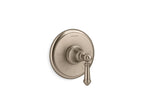 KOHLER K-T72769-4-BV Artifacts Mastershower Temperature Control Valve Trim With Lever Handle - Vibrant Brushed Bronze