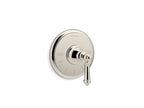 KOHLER K-T72769-4-SN Artifacts Mastershower Temperature Control Valve Trim With Lever Handle - Vibrant Polished Nickel