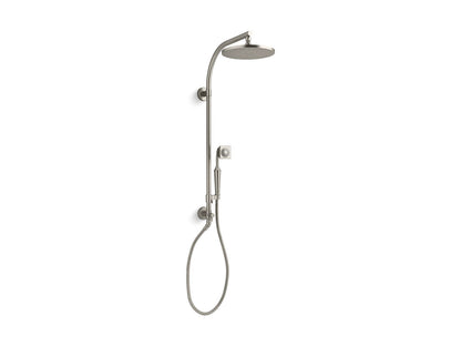 KOHLER K-45209-SN HydroRail-R Arch shower column - Vibrant Polished Nickel