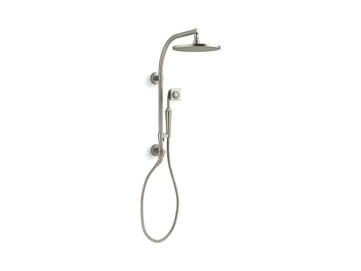 KOHLER K-45211-BL Hydrorail-R Arch Shower Column - Matte Black