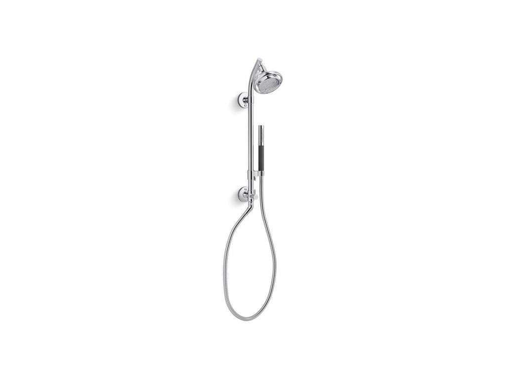 KOHLER K-45906-SN Hydrorail-S Shower Column - Vibrant Polished Nickel