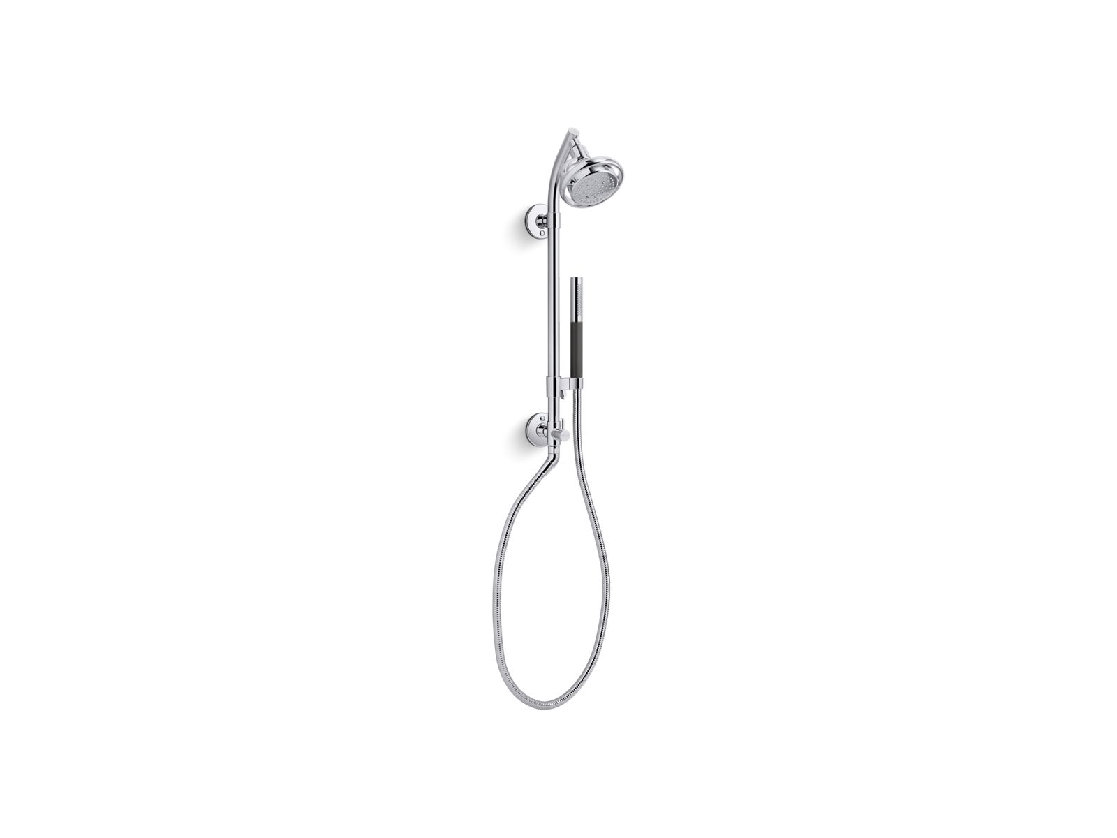 KOHLER K-45906-SN Hydrorail-S Shower Column - Vibrant Polished Nickel