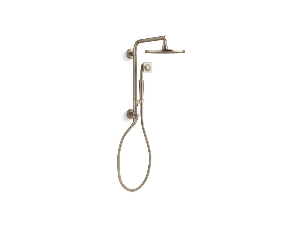 KOHLER K-45212-AF Hydrorail-R Beam Shower Column - Vibrant French Gold