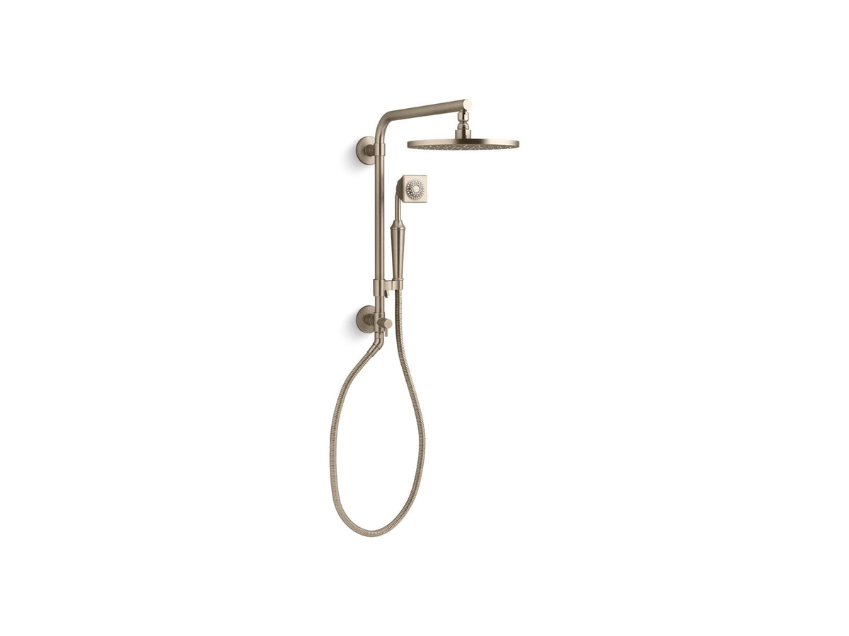 KOHLER K-45212-AF Hydrorail-R Beam Shower Column - Vibrant French Gold