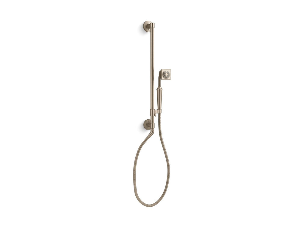 KOHLER K-45903-BV Hydrorail-H Bath/Shower Column - Vibrant Brushed Bronze