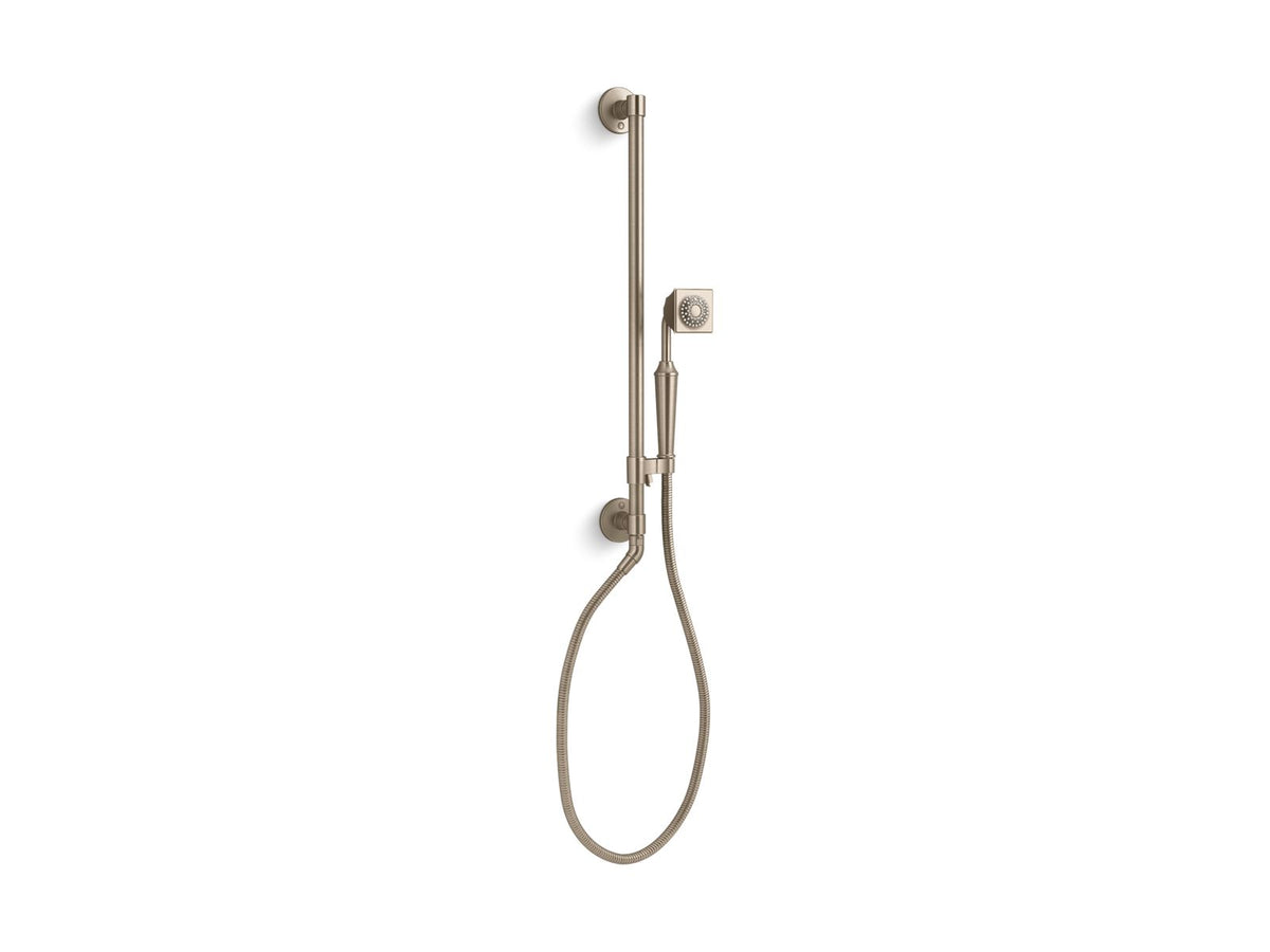 KOHLER K-45903-BV Hydrorail-H Bath/Shower Column - Vibrant Brushed Bronze