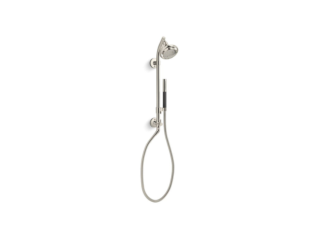 KOHLER K-45906-SN Hydrorail-S Shower Column - Vibrant Polished Nickel