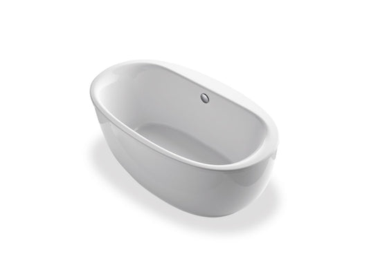 KOHLER K-6369-0 Sunstruck 65-1/2" X 35-1/2" Freestanding Bath With Fluted Shroud In White