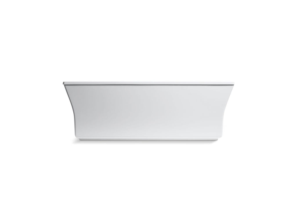 KOHLER K-6367-0 Stargaze 72" X 36" Freestanding Bath With Fluted Shroud - White