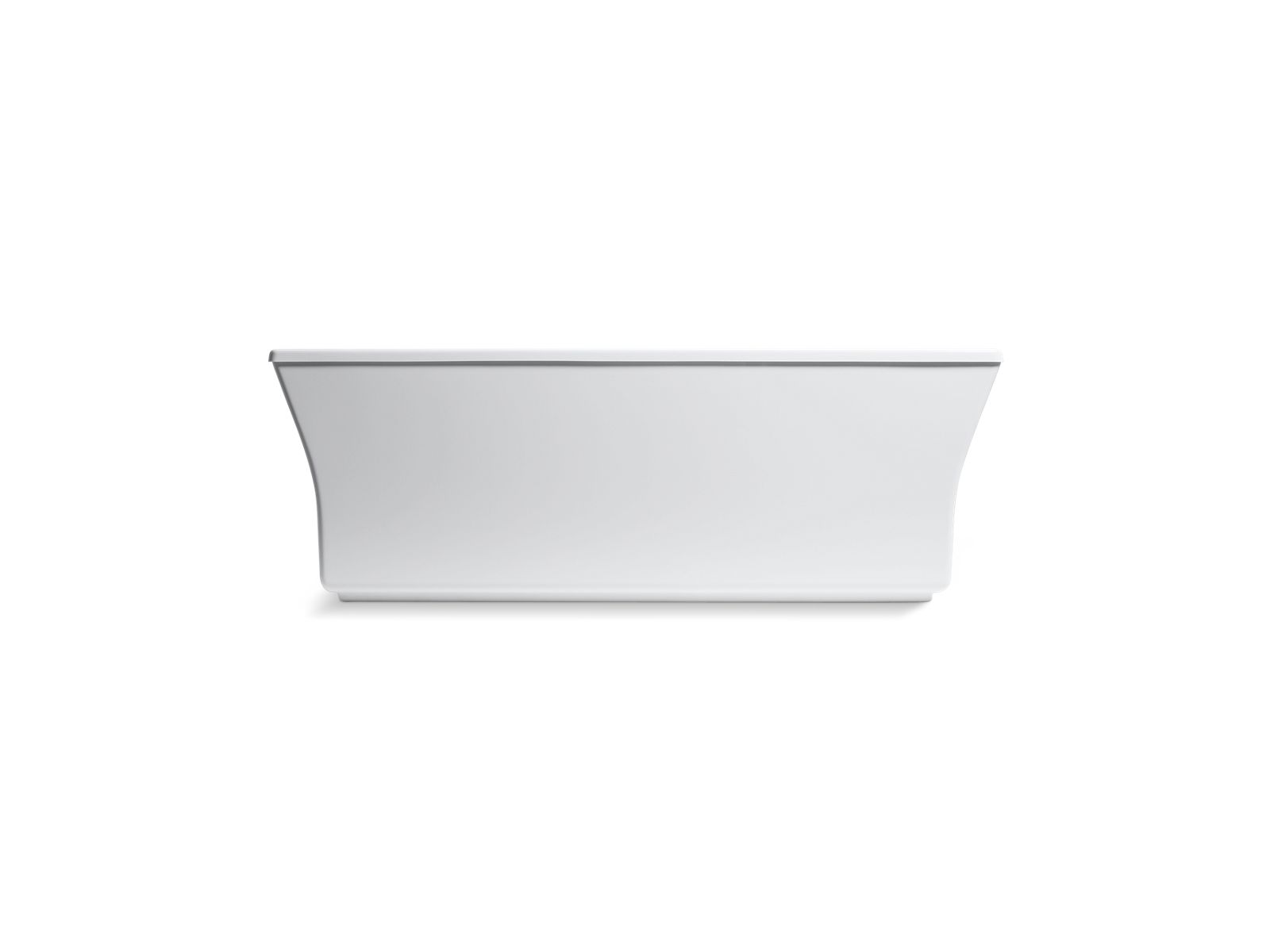 KOHLER K-6367-0 Stargaze 72" X 36" Freestanding Bath With Fluted Shroud - White