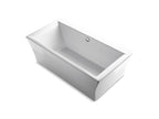 KOHLER K-6367-0 Stargaze 72" X 36" Freestanding Bath With Fluted Shroud - White