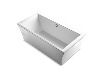 KOHLER K-6367-0 Stargaze 72" X 36" Freestanding Bath With Fluted Shroud - White