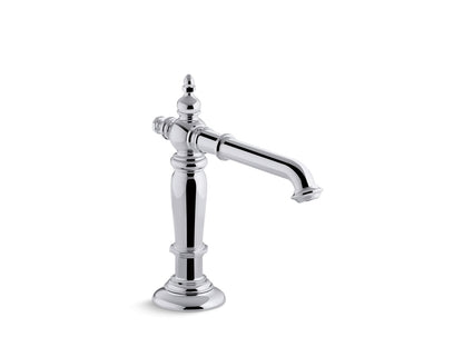 KOHLER K-72760-SN Artifacts Bathroom sink faucet spout with Column design, 1.2 gpm - Vibrant Polished Nickel