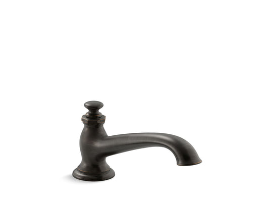 KOHLER K-72777-2BZ Artifacts Deck-Mount Bath Spout With Flare Design In Oil-Rubbed Bronze